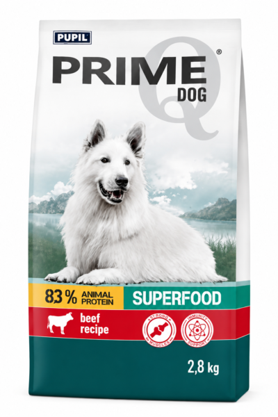 PUPIL PRIME DOG Superfood Beef Recipe 2,8 kg