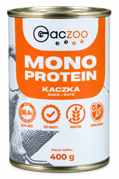 gaczoo monoprotein kaczka 400g