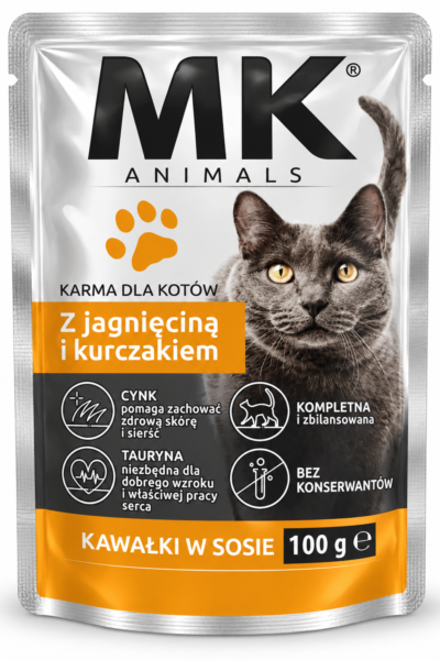 MK Animals – z jagnięciną i kurczakiem 100 g